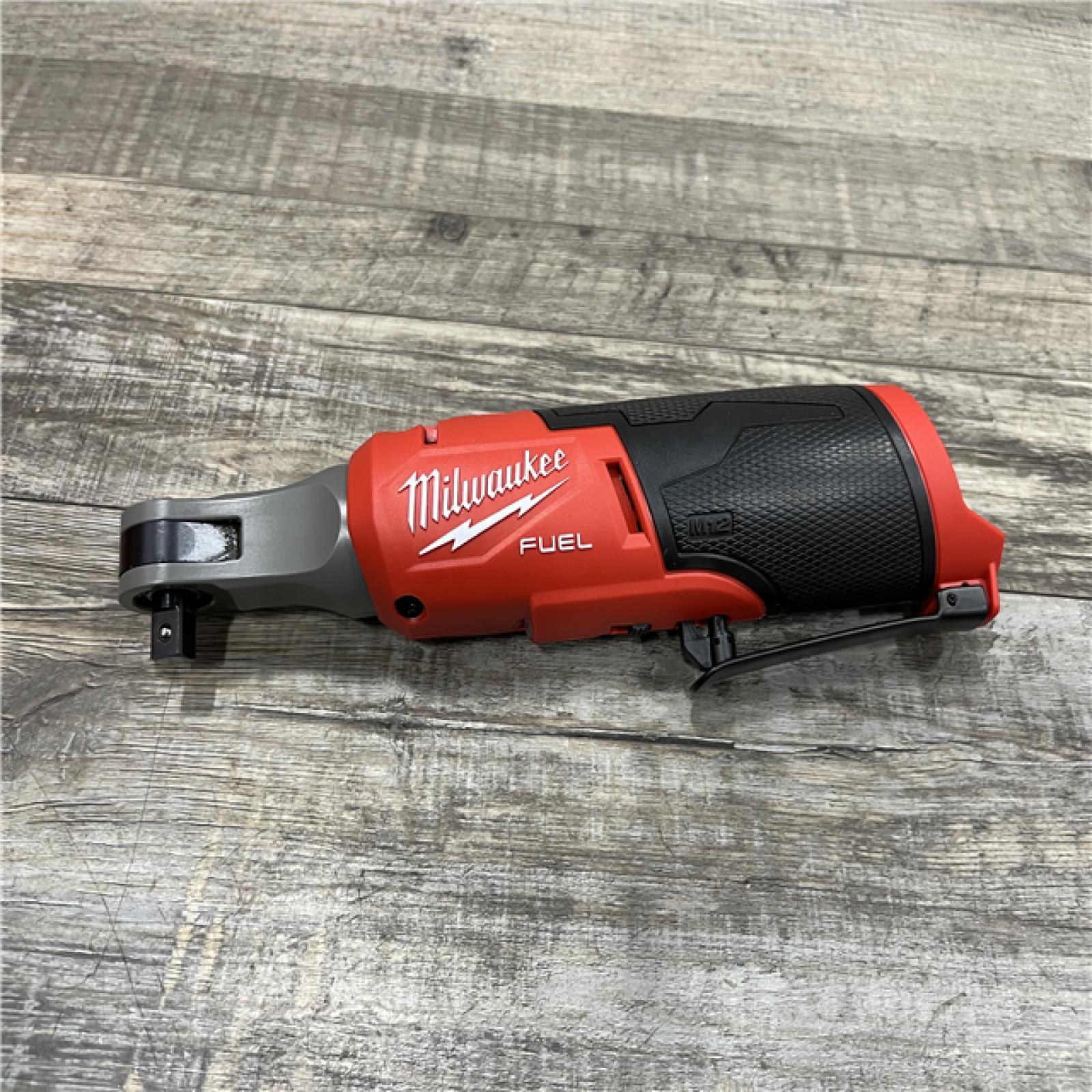 AS-IS Milwaukee FUEL 12-Volt Lithium-Ion Brushless Cordless High Speed 3/8 in. Ratchet (Tool-Only)