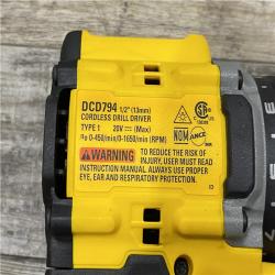 AS-IS DEWALT Atomic 20V Lithium-Ion Cordless Compact 1/2 in. Drill/Driver Kit