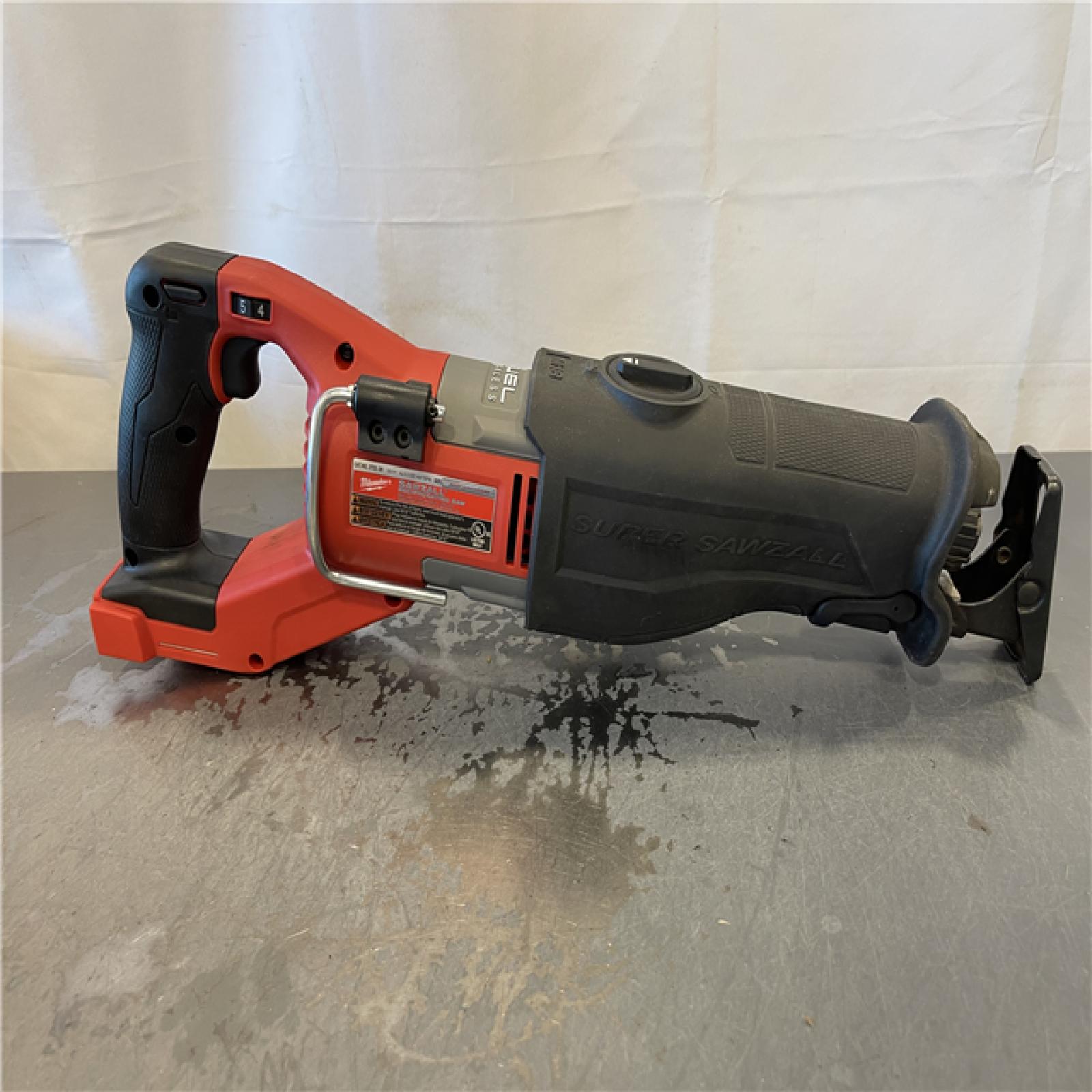 AS-IS - Milwaukee M18 FUEL 18V Lithium-Ion Brushless Cordless Super SAWZALL Orbital Reciprocating Saw