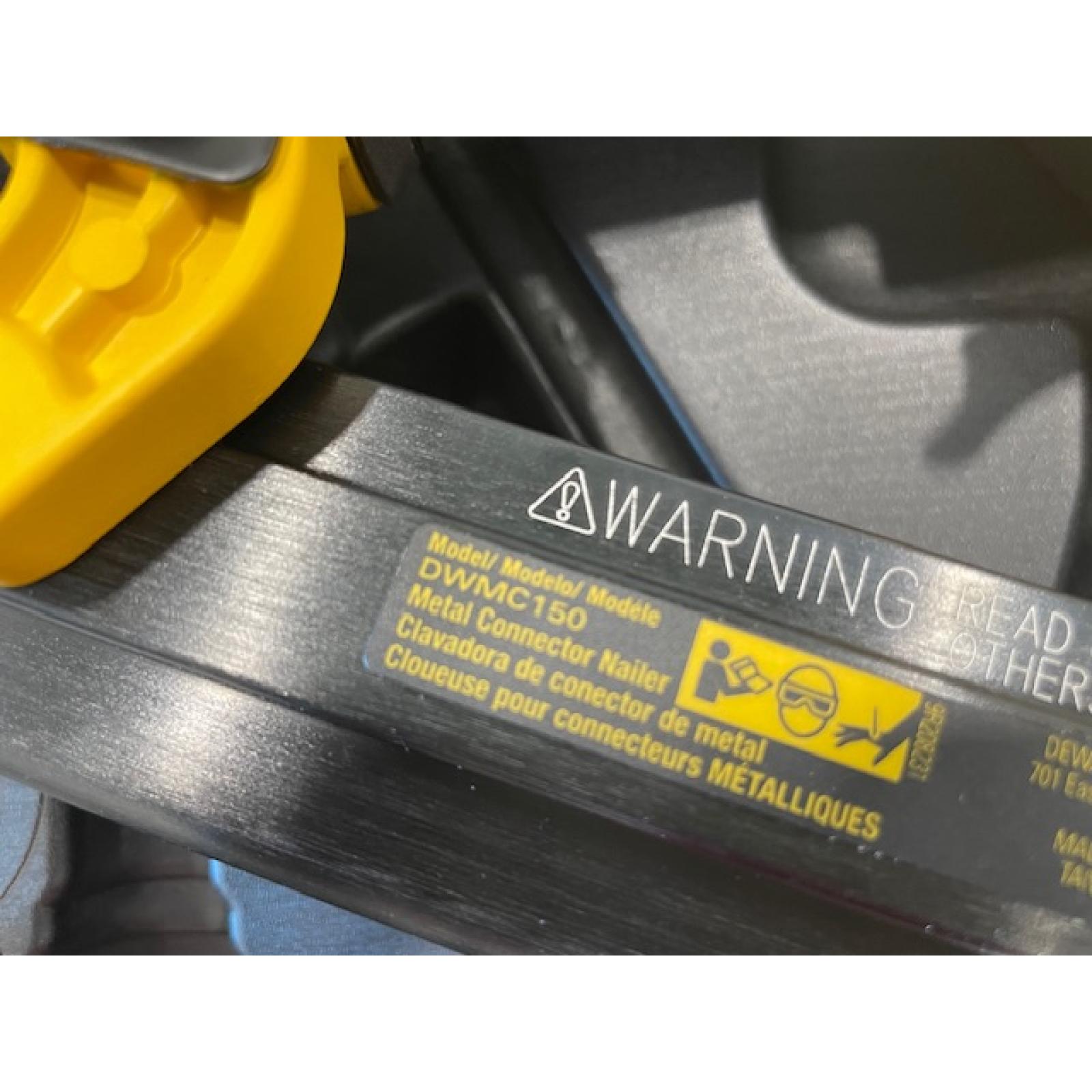 AS-IS Dewalt 35-Degree Pneumatic Metal Connector Nailer
