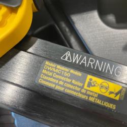 AS-IS Dewalt 35-Degree Pneumatic Metal Connector Nailer