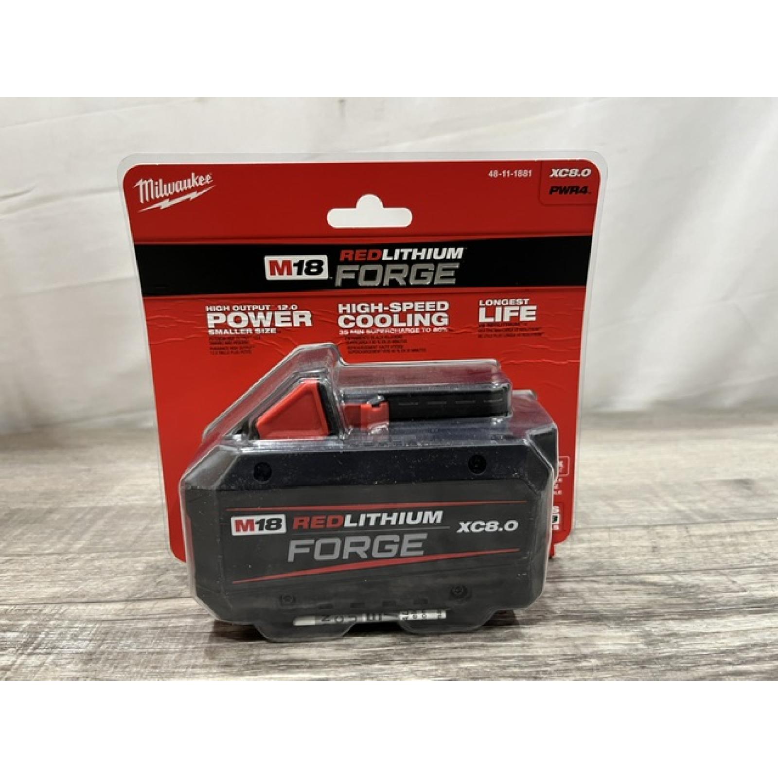 NEW - Milwaukee 18V Lithium-Ion REDLITHIUM FORGE XC 8.0 Ah Battery Pack