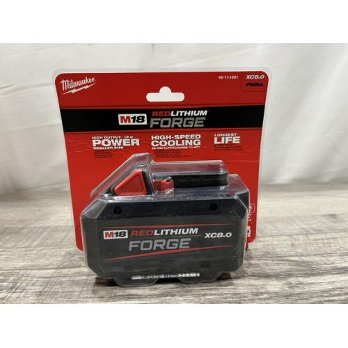 NEW - Milwaukee 18V Lithium-Ion REDLITHIUM FORGE XC 8.0 Ah Battery Pack