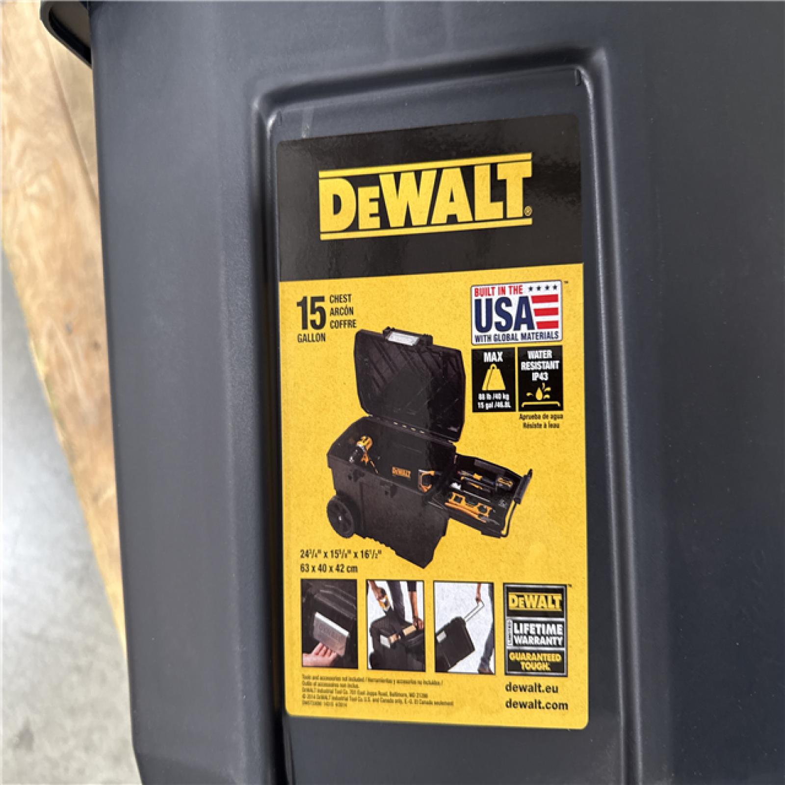 California NEW DeWalt 15 Gallon Tool Chest (2 Pieces)