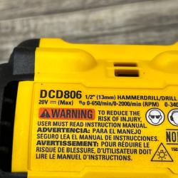 AS-IS DEWALT 20V XR Brushless Cordless 1/2 in. Hammer Drill (Tool-Only)
