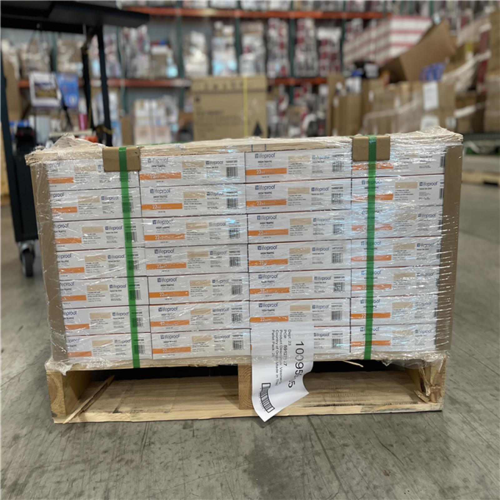 DALLAS LOCATION- LIFEPROOF Vesinet Oak 22 mil x 8.7 in. W x 48 in. L (20.1 sq. ft./case) PALLET (28 UNITS)