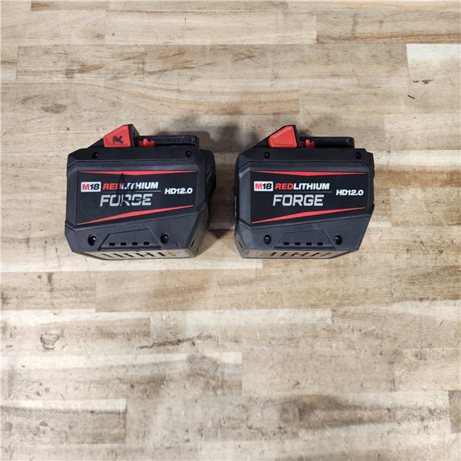 HOUSTON LOCATION - AS-IS MILWAUKEE FORGE BATTERY PACK QTY - 2