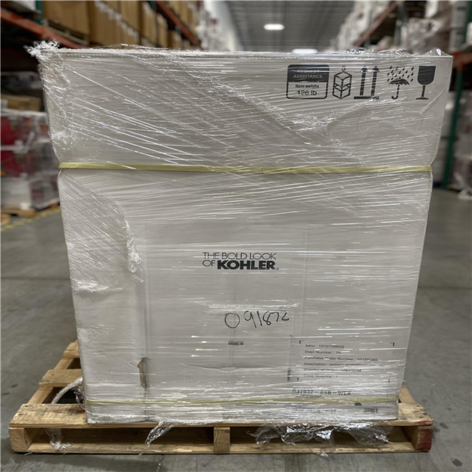 DALLAS LOCATION- KOHLER Baskin 24 in. Single Sink Light Oak Bath Vanity PALLET (2 UNITS)
