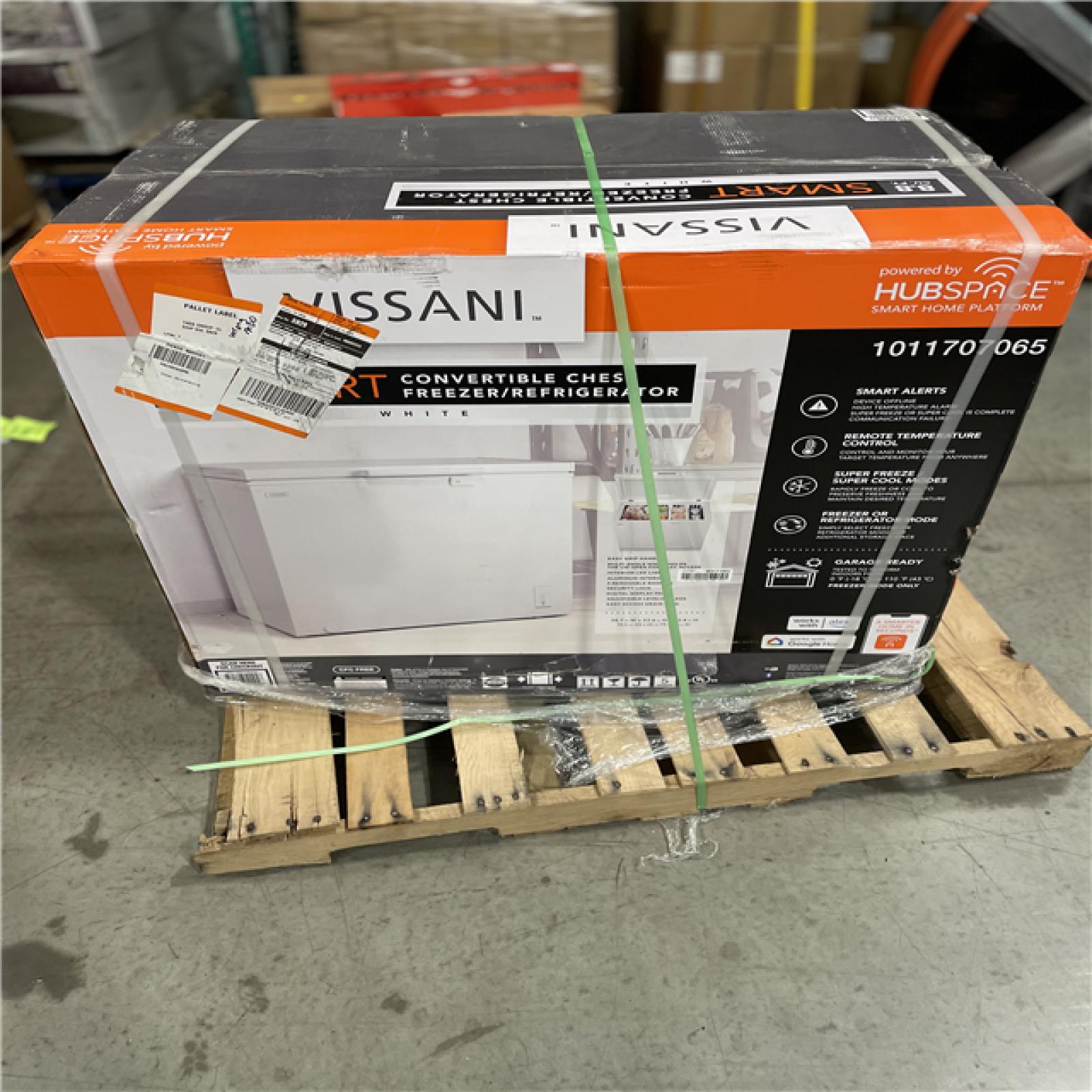 DALLAS LOCATION - VISSANI WHITE FREEZER CHEST
