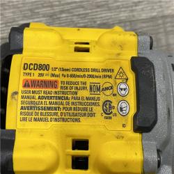 AS-IS DEWALT 20V MAX Lithium-Ion Cordless Brushless 1/2 in. Drill Driver Kit