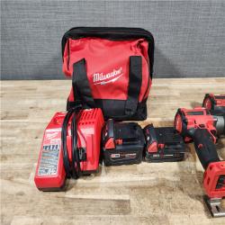 HOUSTON LOCATION - AS - IS Milwaukee 2 Tool Combo Kit W/ (2) Battery & Charger