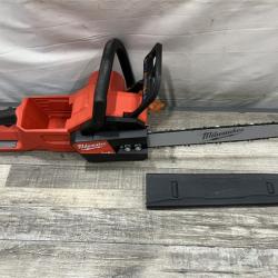 AS-IS Milwaukee FUEL 16 in. 18V Lithium-Ion Brushless Battery Chainsaw (Tool-Only)