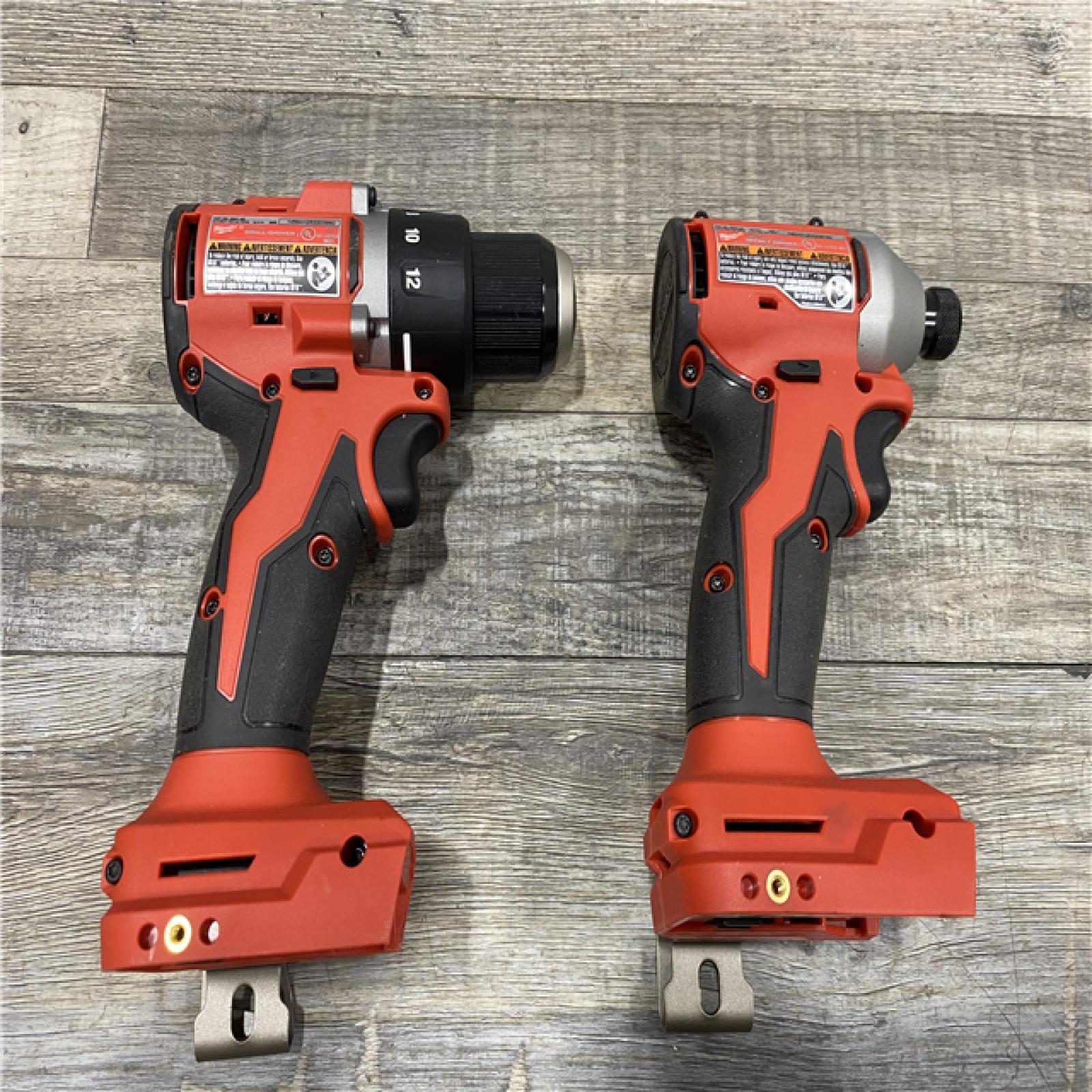 AS-IS Milwaukee 18V Lithium-Ion Brushless Cordless Compact Drill/Impact Combo Kit