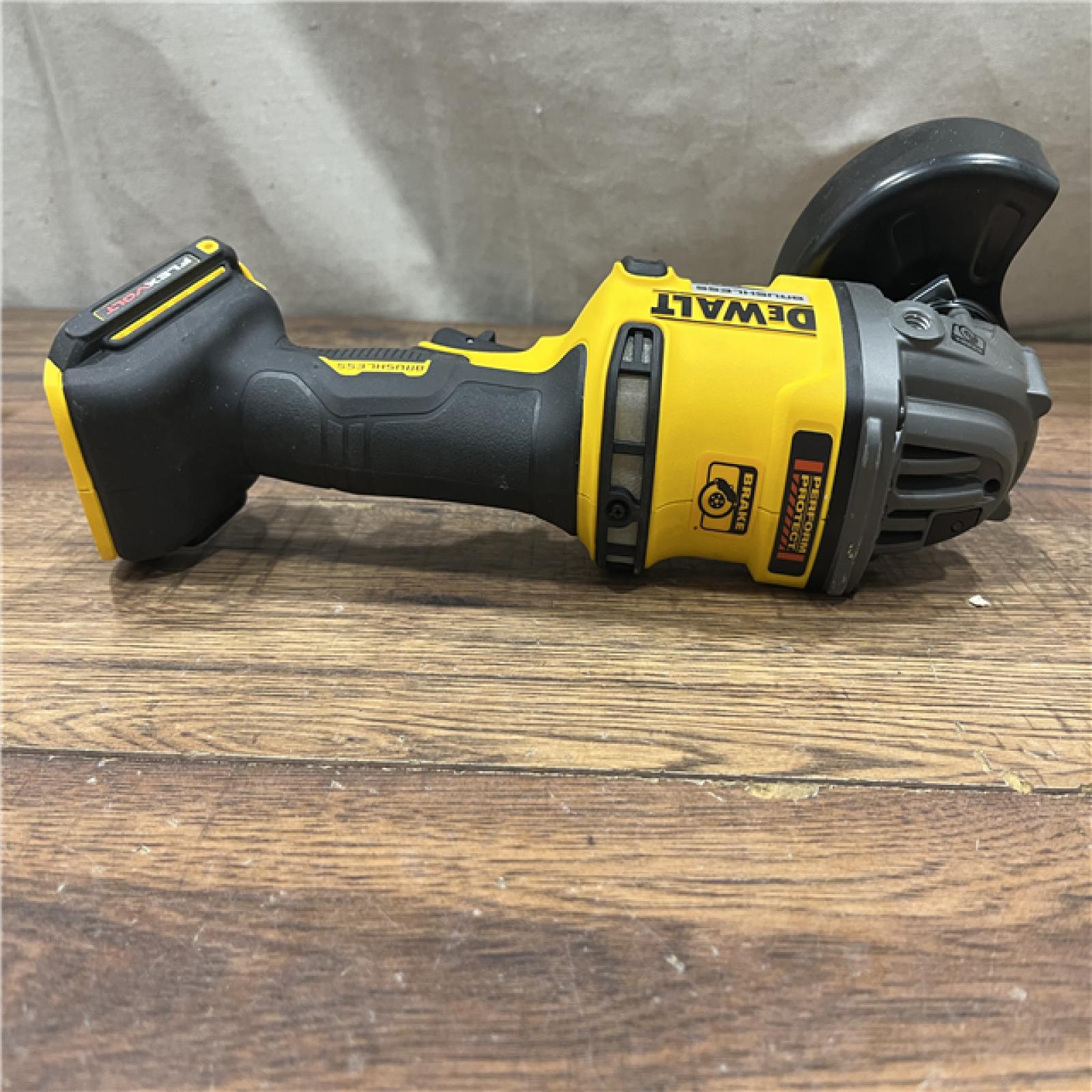 AS-IS DEWALT 60V MAX Cordless Brushless 4.5 in. to 6 in. Small Angle Grinder with Kickback Brake (Tool Only)