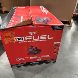 As-Is- M18 FUEL 18V 10 in. Lithium-Ion Brushless Cordless Dual Bevel Sliding Compound Miter Saw Kit with One 8.0 Ah Battery