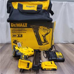 AS-IS DEWALT 20V MAX XR 15 Ga. Cordless 34 Deg Nailer 20 V
