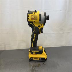 AS-IS - DEWALT ATOMIC 20V MAX* Brushless Cordless Compact 1/4 in. Impact Driver Kit
