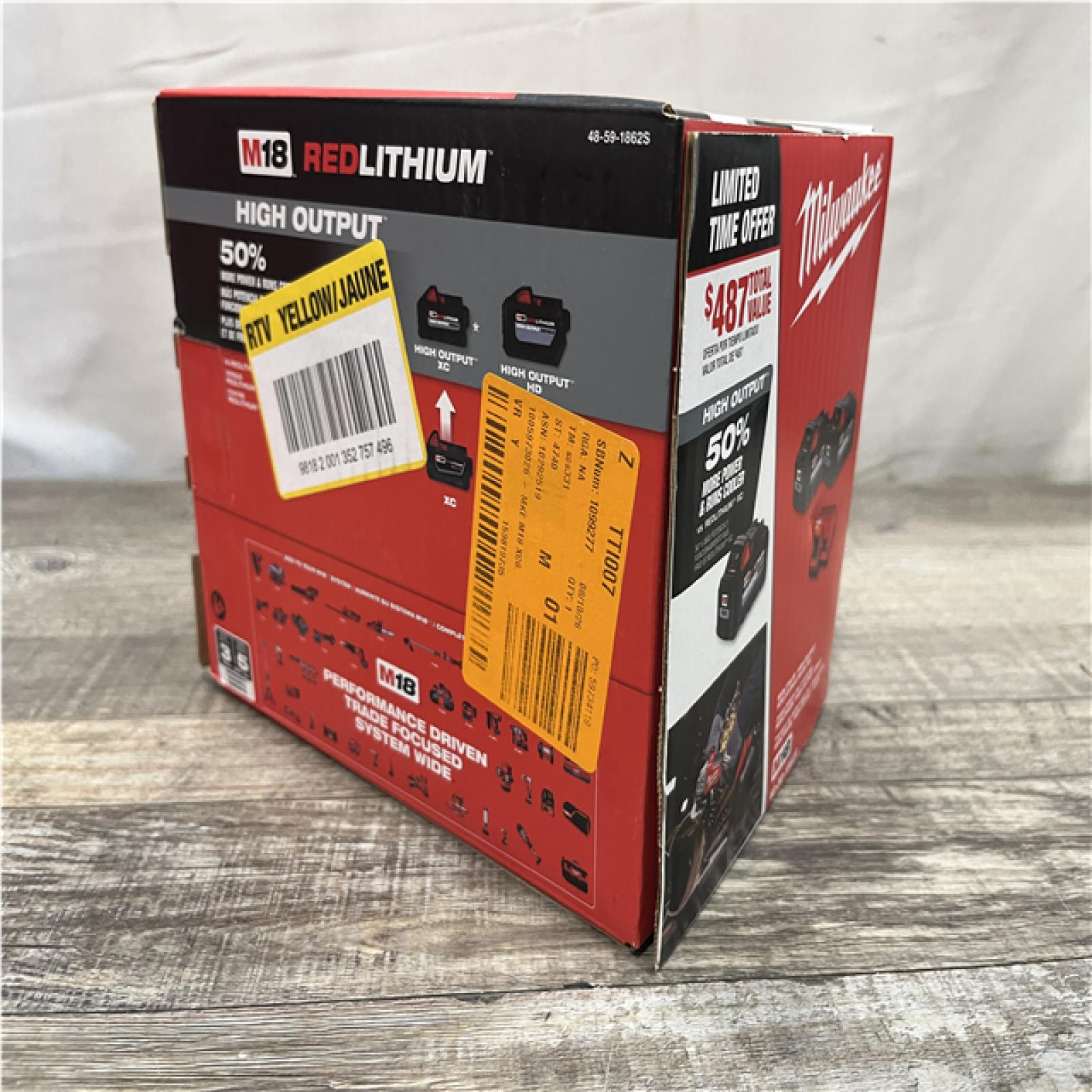 NEW - Milwaukee 18-Volt Lithium-Ion High Output Starter Kit