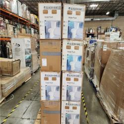 Phoenix Location Glacier Bay 10 inch Rough In Two-Piece 1.28 GPF Single Flush Elongated Toilet in White Seat Included (8 Toilets)