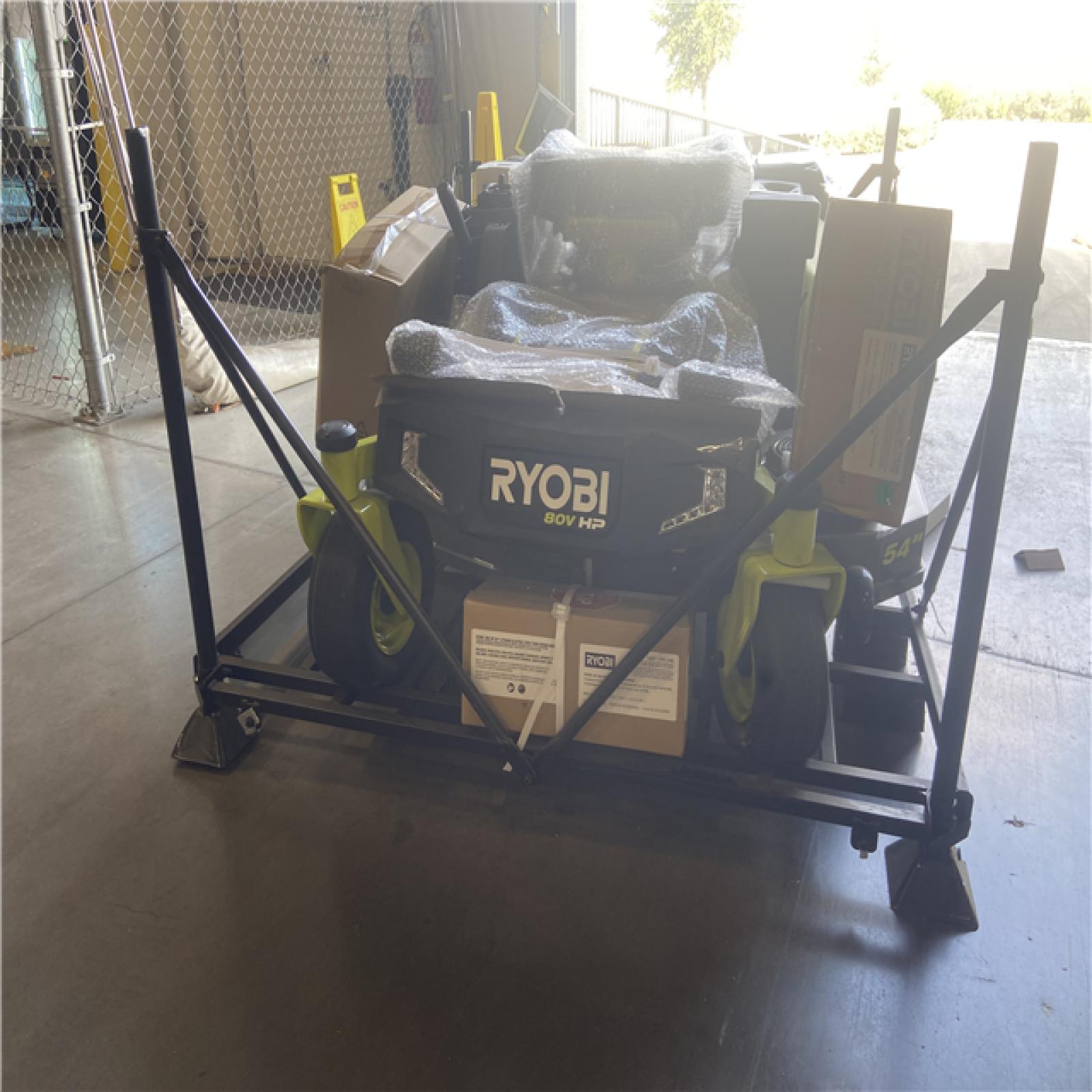 DALLAS LOCATION - RYOBI 80V HP Brushless 54 in. Battery Electric Cordless Zero Turn Riding Mower