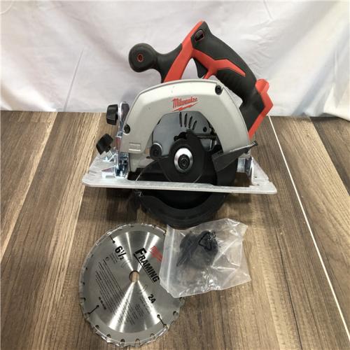 AS-IS Milwaukee 18V Lithium-Ion Cordless 6-1/2 in. Circular Saw (Tool-Only)