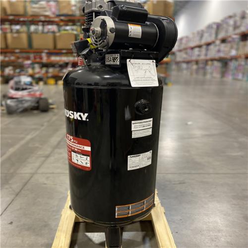 DALLAS LOCATION- NEW! Husky 60 Gal. 3.7 HP 1-Phase 175 PSI Oil Lubed Belt Drive Stationary Electric Air