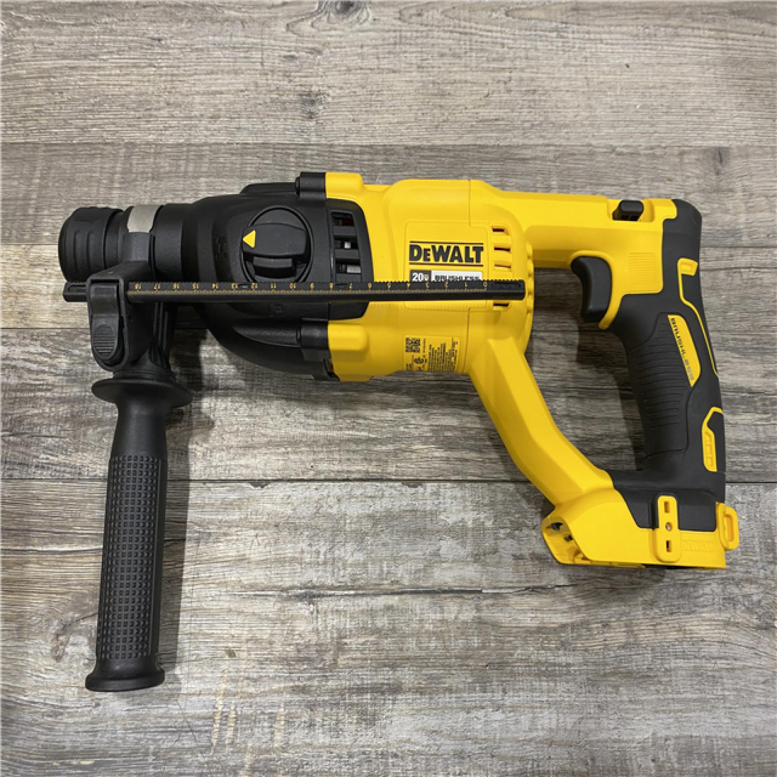 AS-IS DEWALT 20V MAX Cordless Brushless 1 in. SDS Plus D-Handle Concrete and Masonry Rotary Hammer (Tool Only)