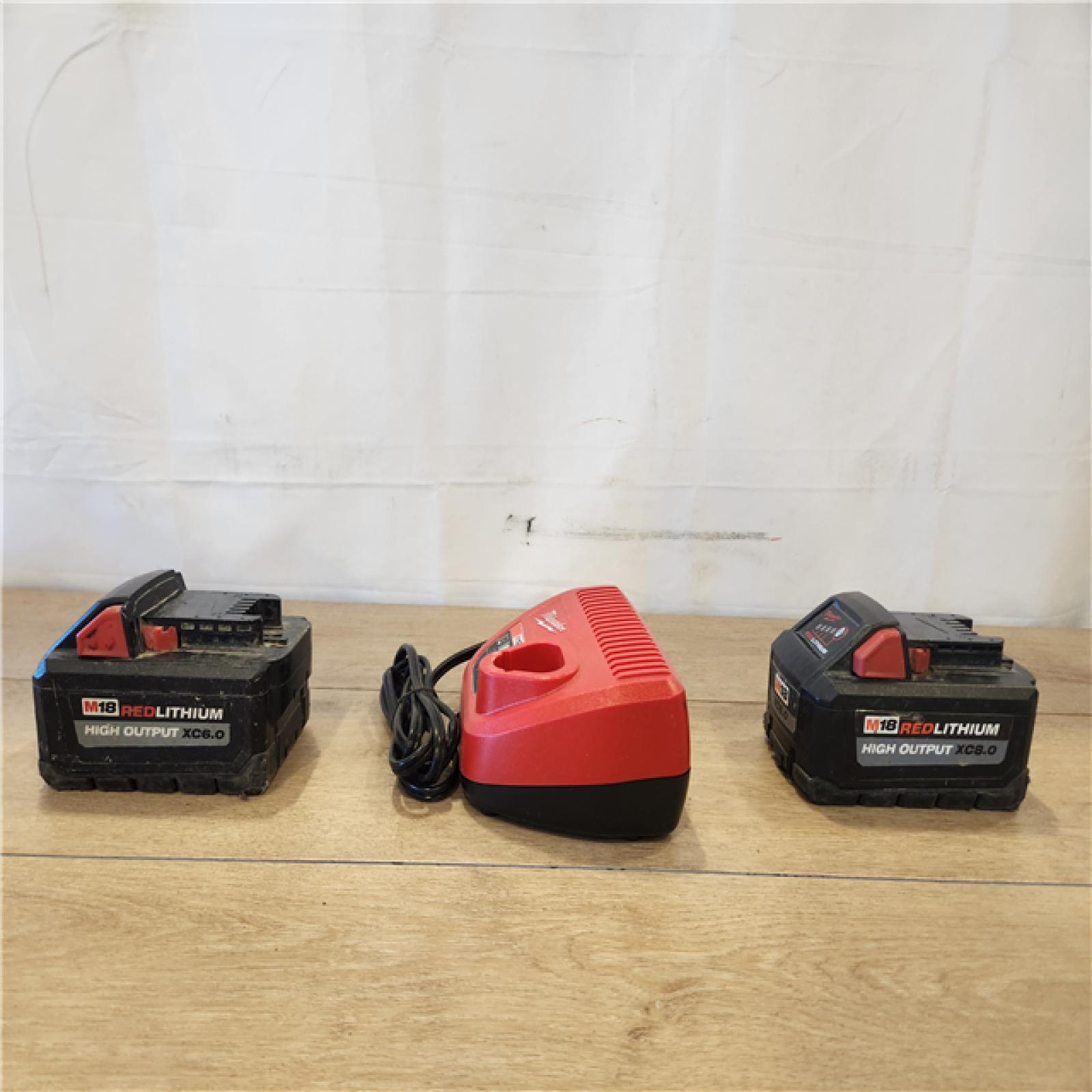 AS-IS- Milwaukee 18-Volt Lithium-Ion High Output Starter Kit