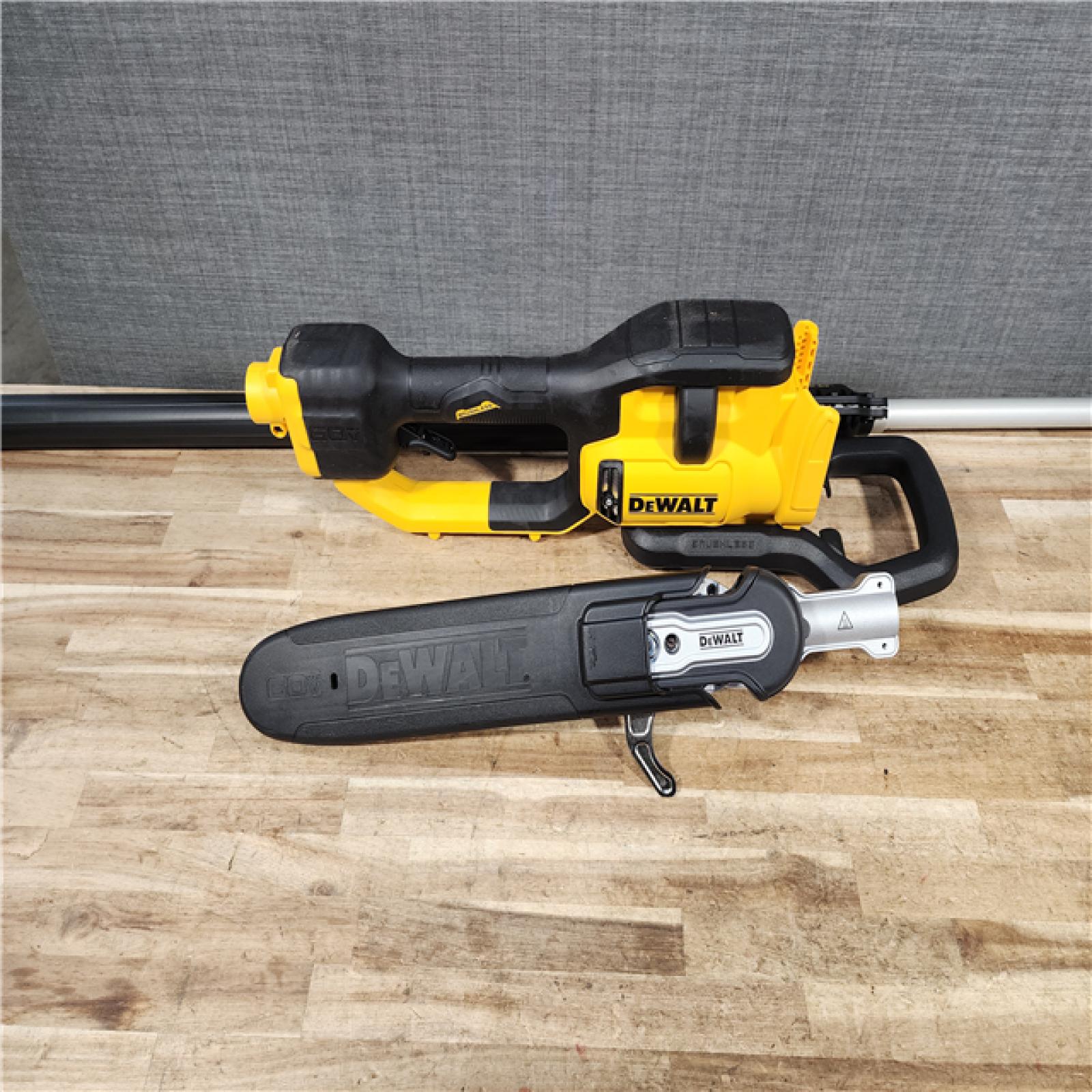 HOUSTON LOCATION - AS - IS FLEXVOLT 60V MAX 10 in. Cordless Telescoping Pole Saw (Tool Only)