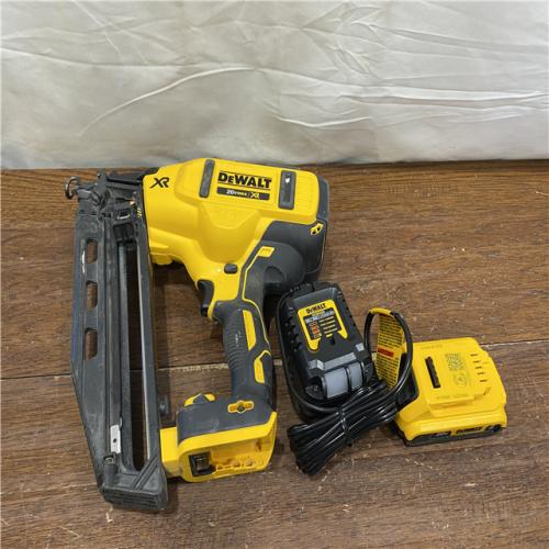 AS-IS DeWalt DCN660D1 20V 16 Gauge Cordless Angled Finish Nailer Kit W/ 2Ah Battery