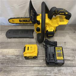 AS-IS DEWALT 20V MAX Compact 12 Brushless Cordless Chainsaw Kit