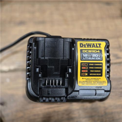 AS-IS DEWALT 20V MAX Lithium-Ion 6.0Ah and 4.0Ah Battery and Charger Starter Kit