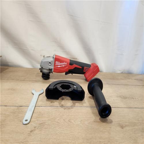 AS-IS- Milwaukee 18V Lithium-Ion Brushless Cordless 4-1/2 in./5 in. Grinder w/Paddle Switch (Tool-Only)