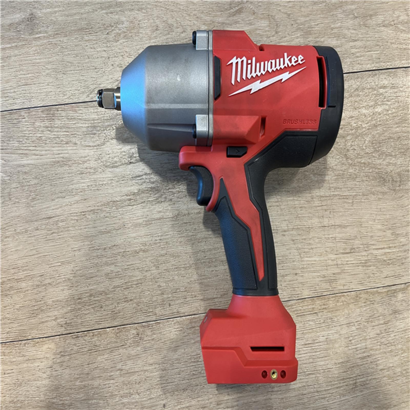 AS-IS Milwaukee 18-Volt Lithium-Ion Brushless 1/2 in. High Torque Impact Wrench with Friction Ring (Tool-Only)