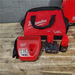 HOUSTON LOCATION - AS-IS Milwaukee FUEL 12-Volt Lithium-Ion Brushless Cordless Hammer Drill and Impact Driver Combo Kit