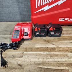 HOUSTON LOCATION - AS-IS Milwaukee FUEL 18V Lithium-Ion Brushless Cordless Hammer Drill and Impact Driver Combo Kit