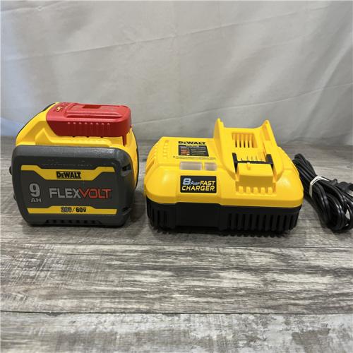 AS-IS DEWALT 20V/60V MAX FLEXVOLT Lithium-Ion 9.0Ah Battery and Charger Starter Kit