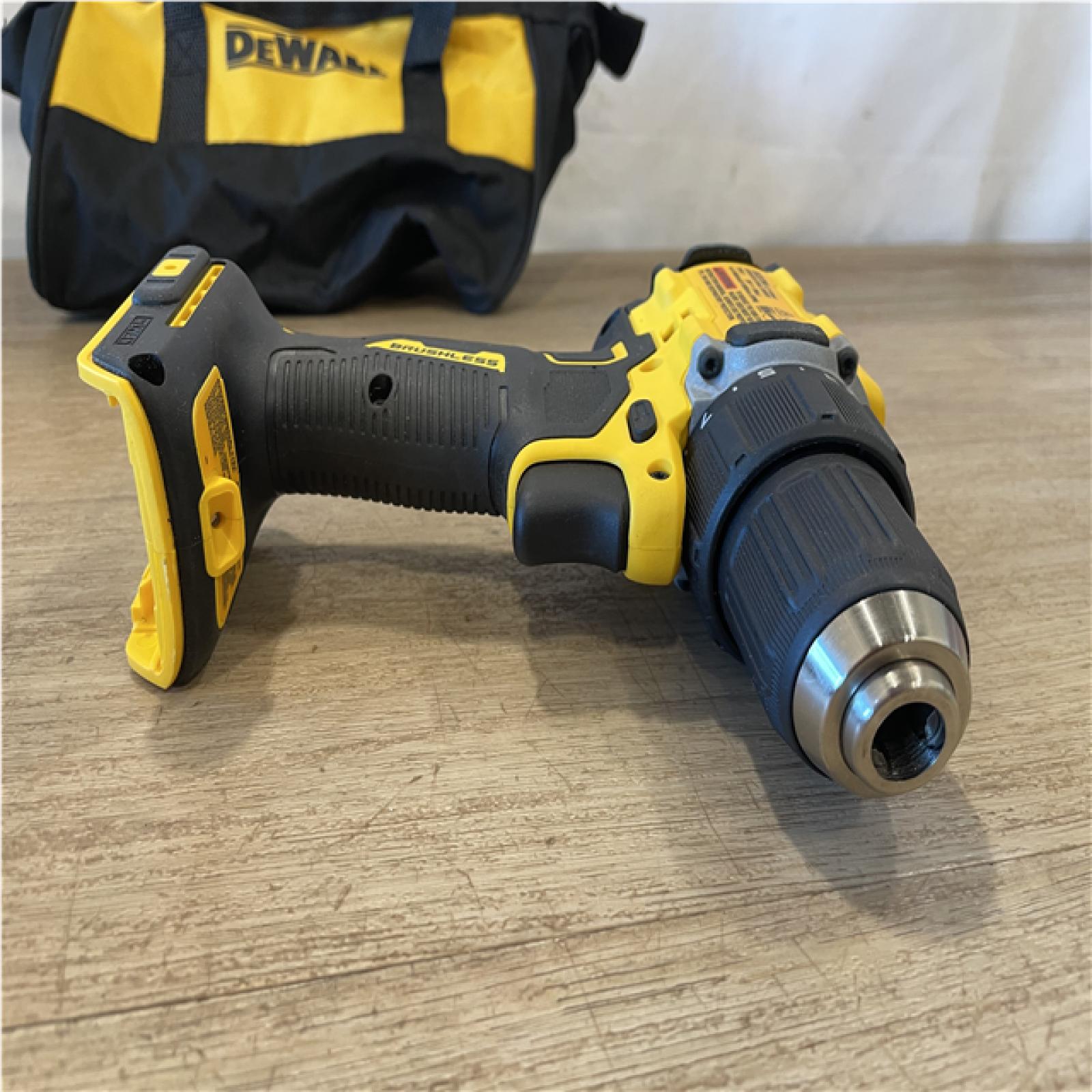 AS-IS DEWALT Atomic 20V Lithium-Ion Cordless Compact 1/2 in. Drill/Driver Kit