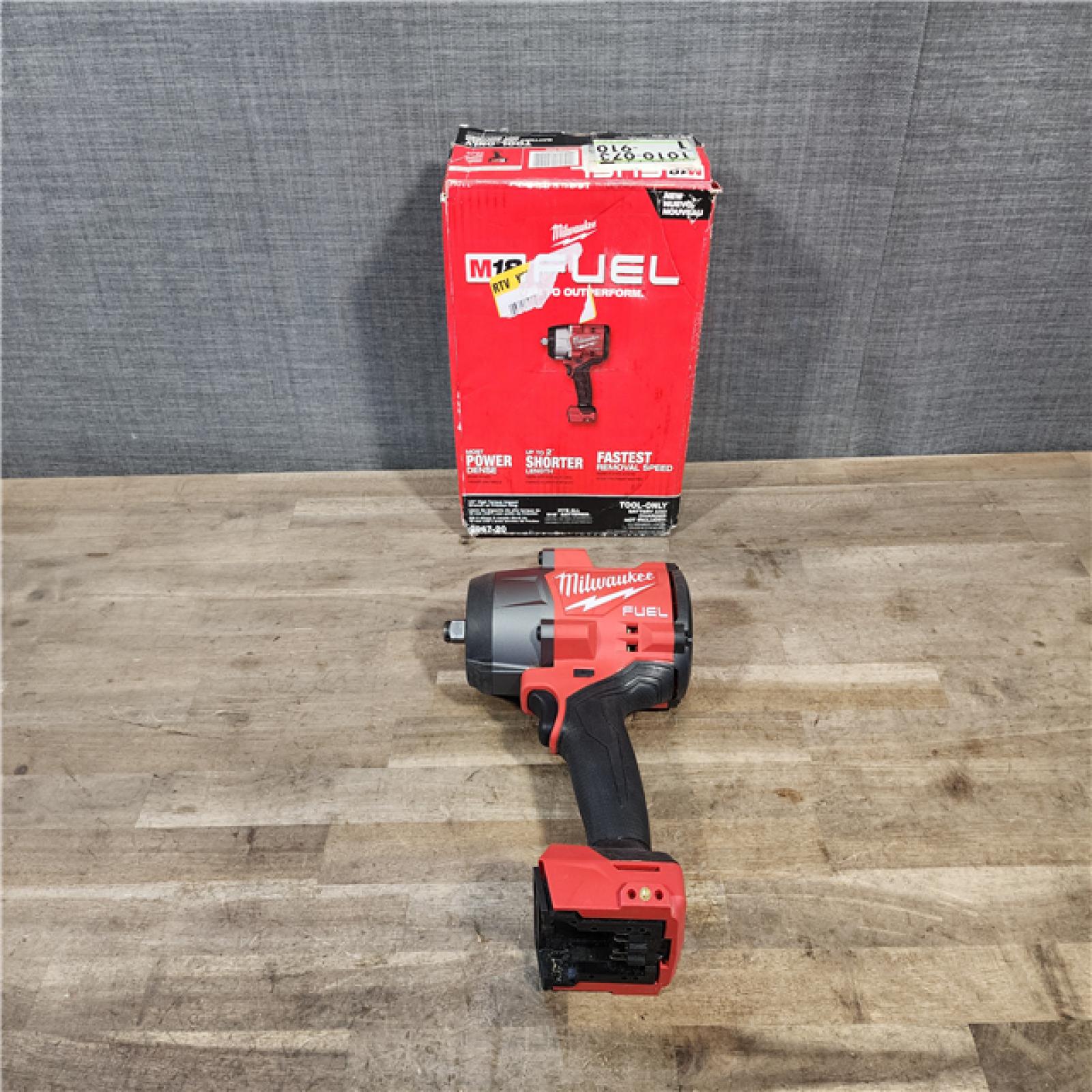 HOUSTON LOCATION - AS-IS Milwaukee M18 FUEL 18V Lithium-Ion Brushless Cordless 1/2 in. Impact Wrench with Friction Ring (Tool-Only)