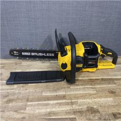 Houston Location AS-IS DEWALT FLEXVOLT 60V MAX 16in. Brushless Cordless Chainsaw (Tool Only)