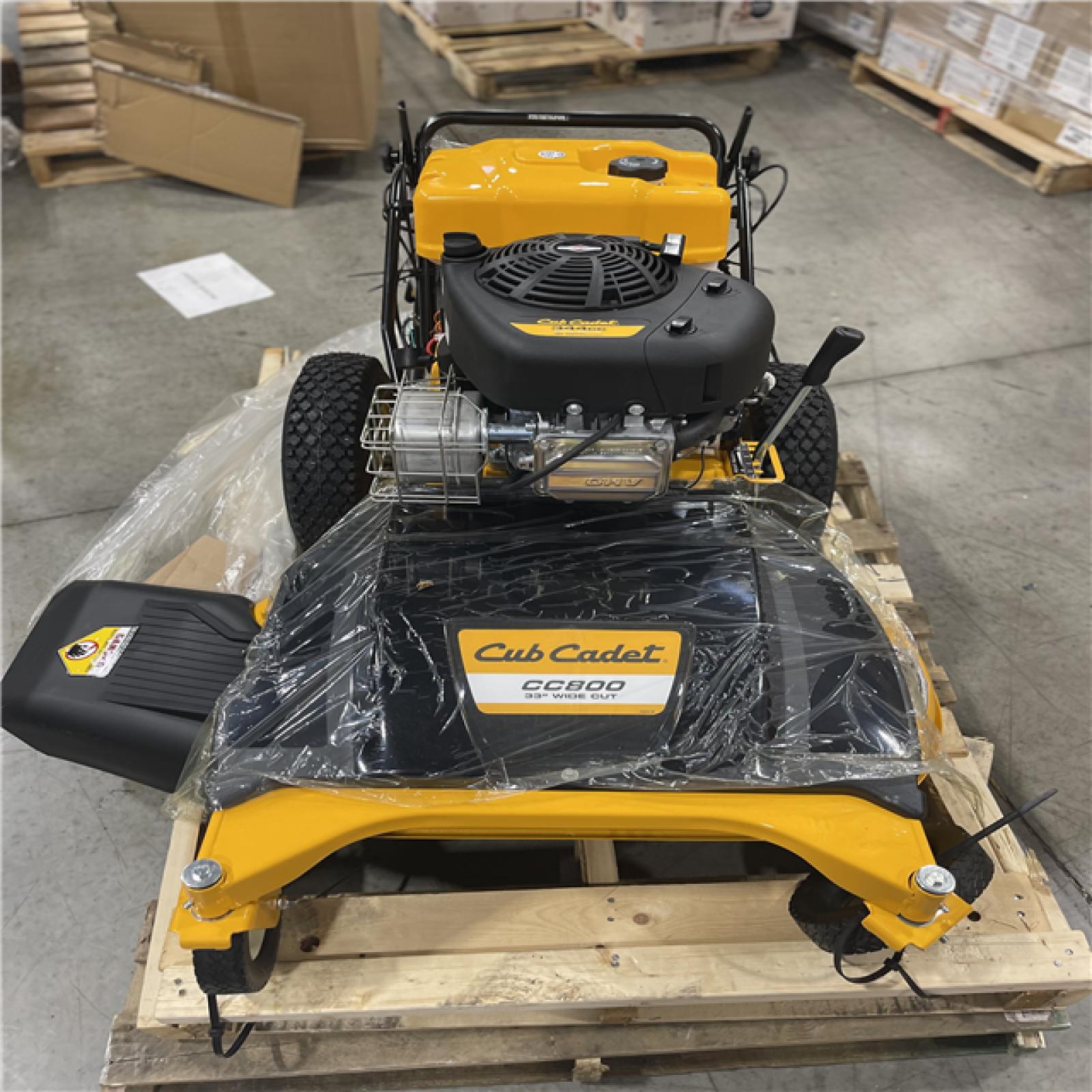 DALLAS LOCATION - Cub Cadet 33 in. 10.5 HP Briggs and Stratton Electric Start Gas Engine Wide Area Walk Behind Self Propelled Lawn Mower