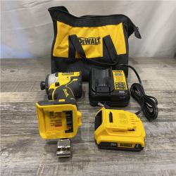 AS-IS DEWALT Atomic 20V Max Lithium-Ion Brushless Cordless Compact 1/4 in. Impact Driver Kit