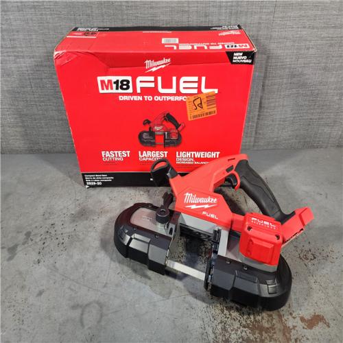 HOUSTON LOCATION - AS-IS (APPEARS LIKE NEW) Milwaukee M18 Fuel 3-1/4  18V Brushless Compact Band Saw 2829-20 (Bare Tool)