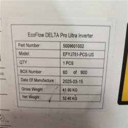 Phoenix  new EcoFlow DELTA Pro Ultra Inverter (sealed)