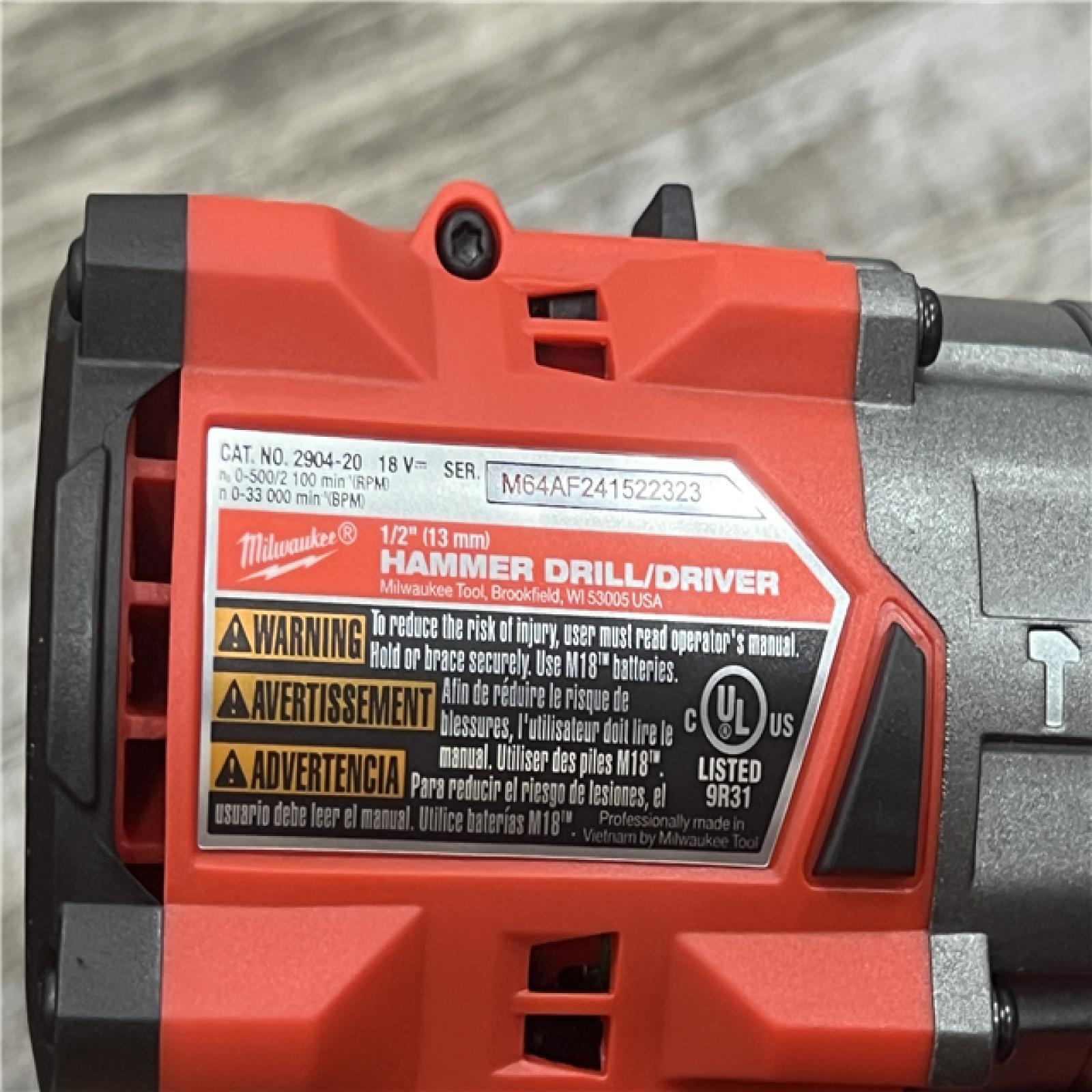 Milwaukee M18 FUEL 18-V Lithium-Ion Brushless Cordless Hammer Drill and Impact Driver Combo Kit (2-Tool) with 18G Brad Nailer