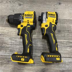 AS-IS DEWALT ATOMIC 20V MAX Lithium-Ion Cordless 2-Tool Combo Kit