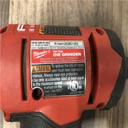 AS-IS Milwaukee FUEL 12V Lithium-Ion Brushless Cordless 1/4 in. Right Angle Die Grinder (Tool-Only)