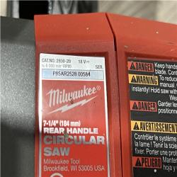 AS-IS Milwaukee FUEL 18V Lithium-Ion Cordless 7-1/4 in. Rear Handle Circular Saw (Tool-Only)