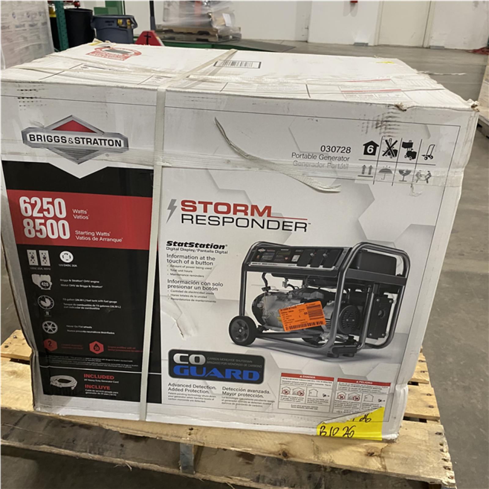 Dallas Location -NEW- Briggs & Stratton Storm 6250 Watt Portable Generator