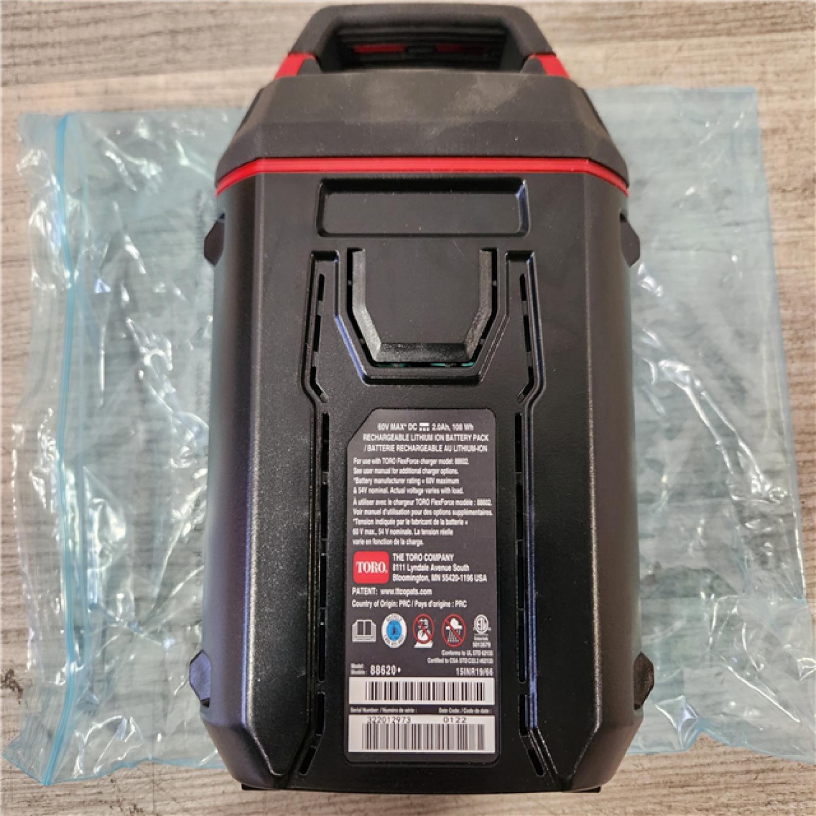 Phoenix Location Toro 60 -Volt, 2 Ah 1 -Pack Lithium Ion (Li-ion) Battery (3-Pack)